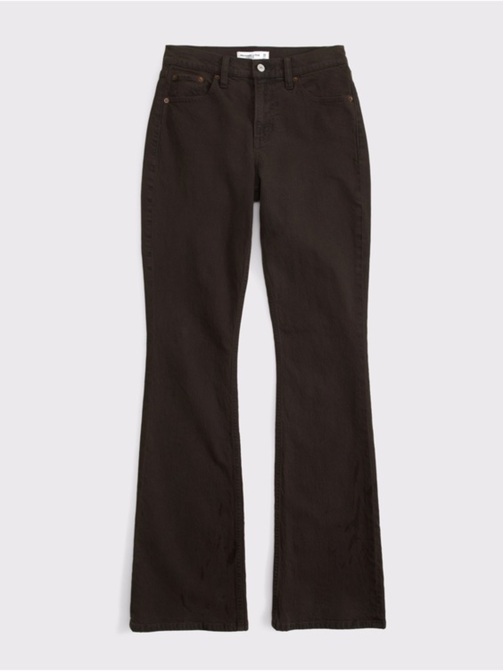 Abercrombie Women’s Curve Love High Rise Bootcut Jean | Brown| Size 28 Regular